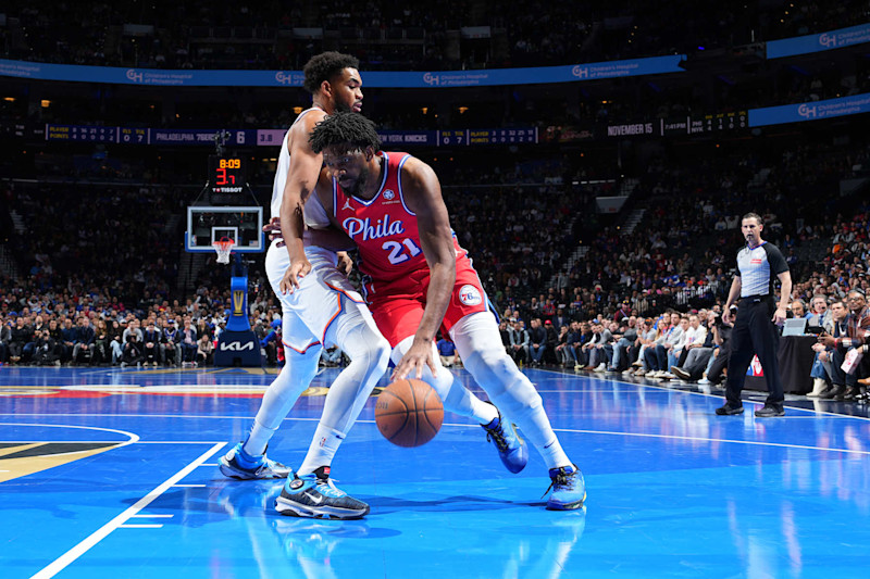 Knicks vs 76ers Match Player Stats